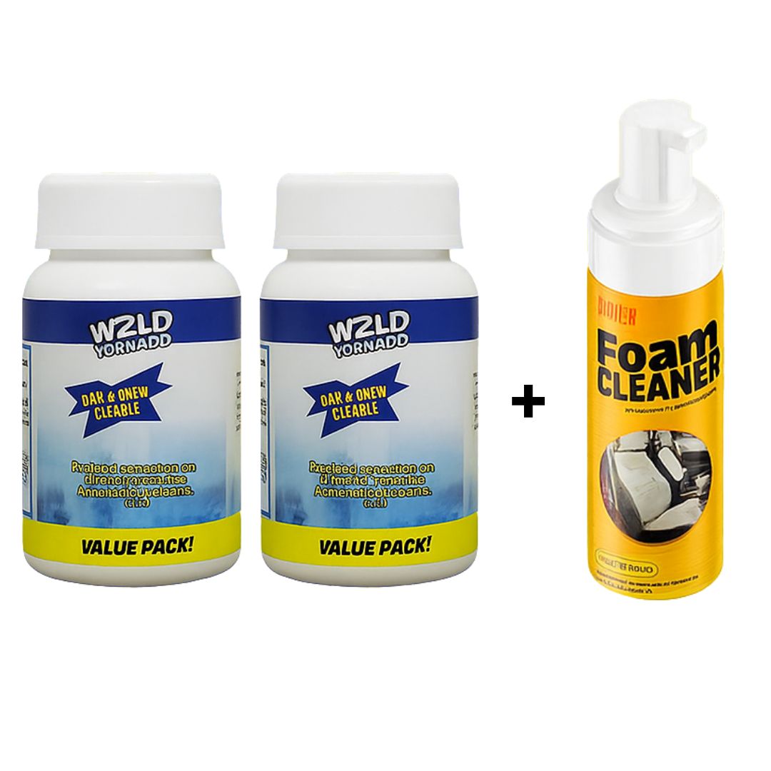 2 Destapa canerias + 1 Espuma limpiadora